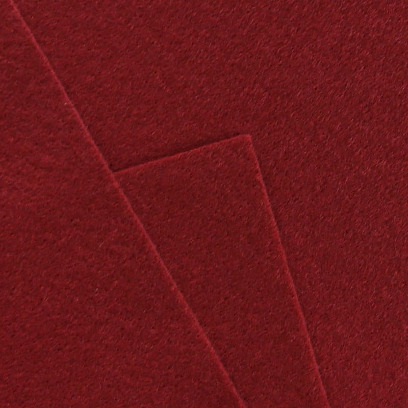 Filc dekoracyjny Folia Bringmann 20x30 cm, 10 ark - ciemnoczerwony