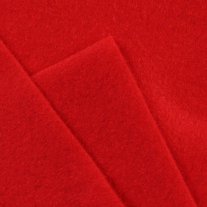 Filc dekoracyjny Folia Bringmann 20x30 cm, 10 ark - czerwony