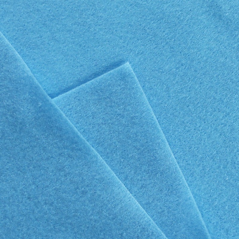 Filc dekoracyjny Folia Bringmann 20x30 cm, 10 ark - błękitny