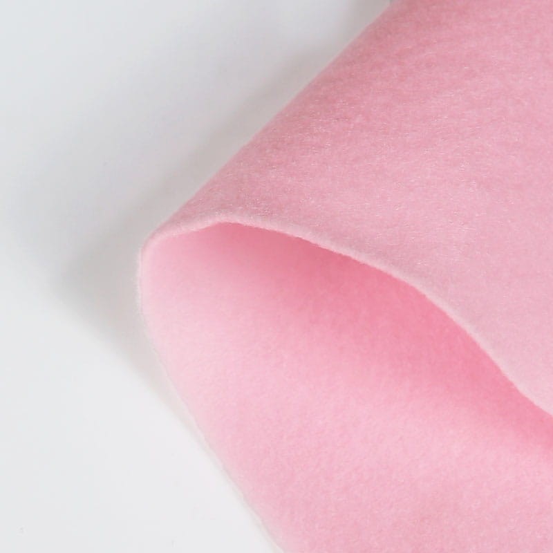 Filc dekoracyjny Folia Bringmann 20x30 cm, 10 ark - jasnoróżowy