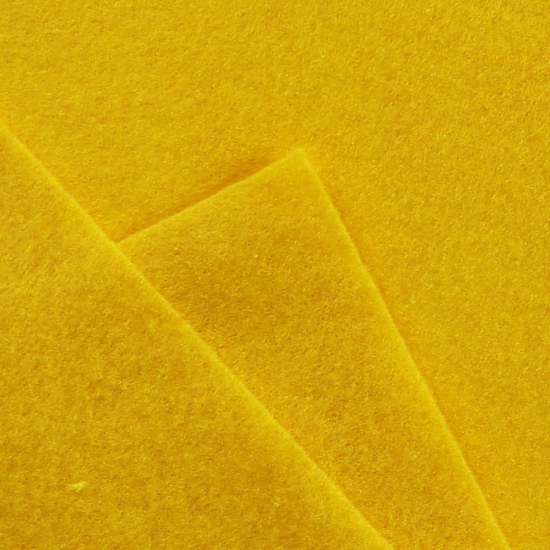 Filc dekoracyjny Folia Bringmann 20x30 cm, 10 ark - żółty