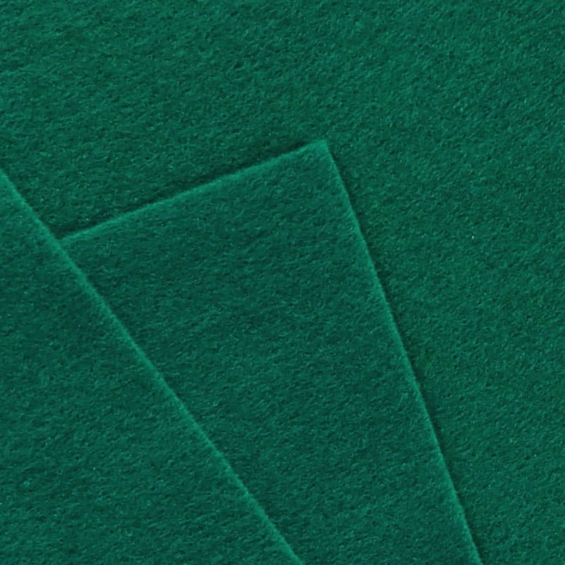 Filc dekoracyjny Folia Bringmann 20x30 cm, 10 ark - ciemnozielony
