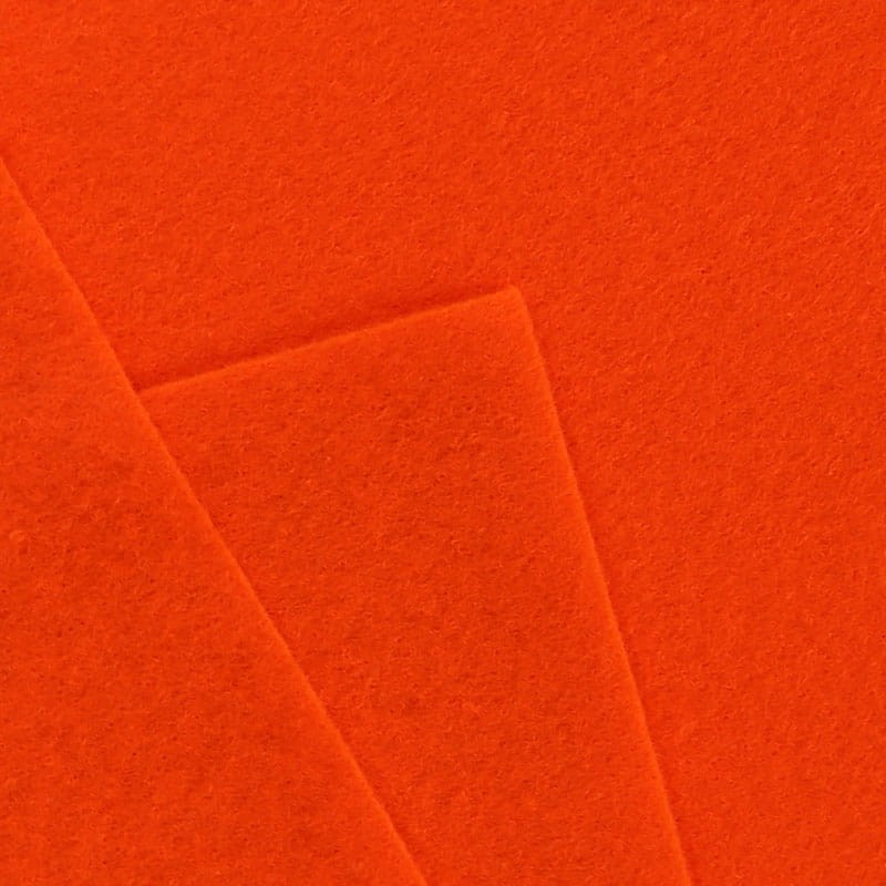 Filc dekoracyjny Folia Bringmann 20x30 cm, 10 ark - pomarańczowy