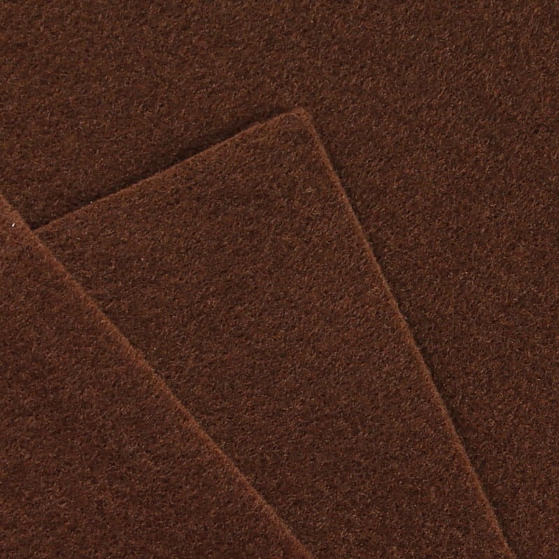 Filc dekoracyjny Folia Bringmann 20x30 cm, 10 ark - czekoladowy