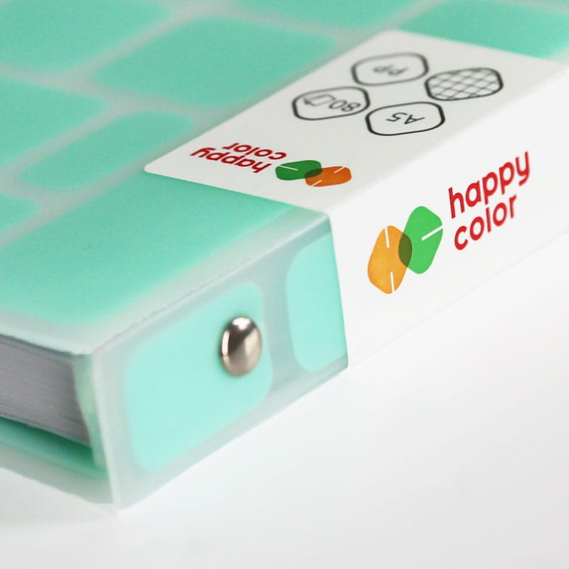 Kołobrulion Happy Color Trendy 80 g A5 80 ark. zielony kratka