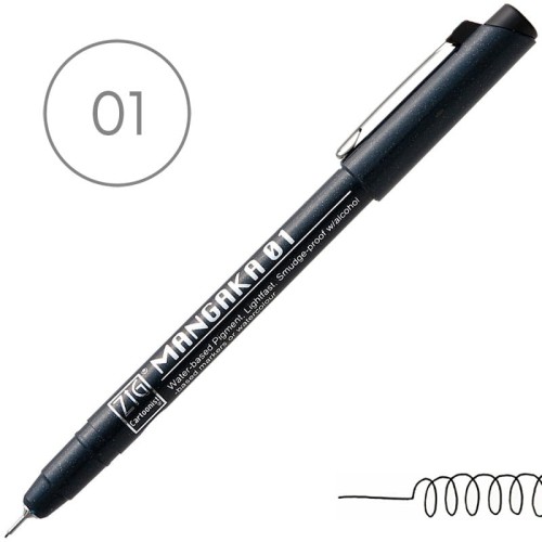 Cienkopis ZIG Mangaka Kuretake - 01 