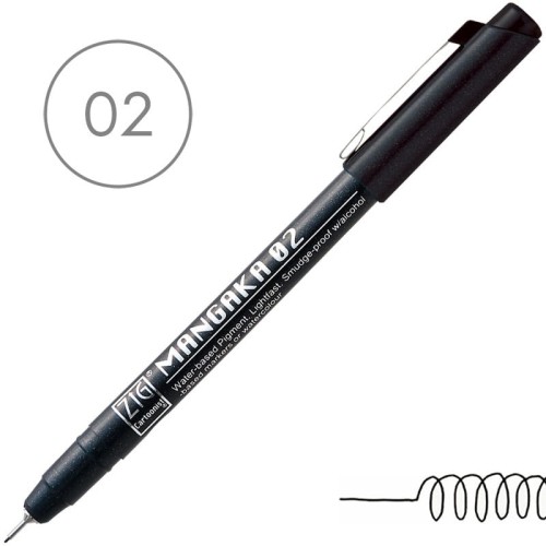 Cienkopis ZIG Mangaka Kuretake - 02
