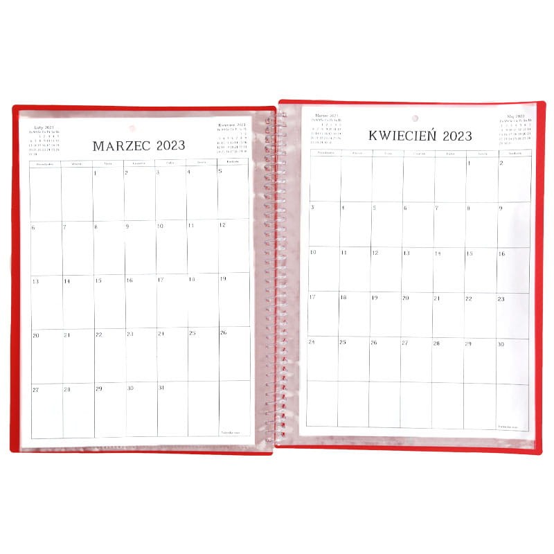 Album ofertowy przejrzysty Oxford A4 20 k. vermilion 02