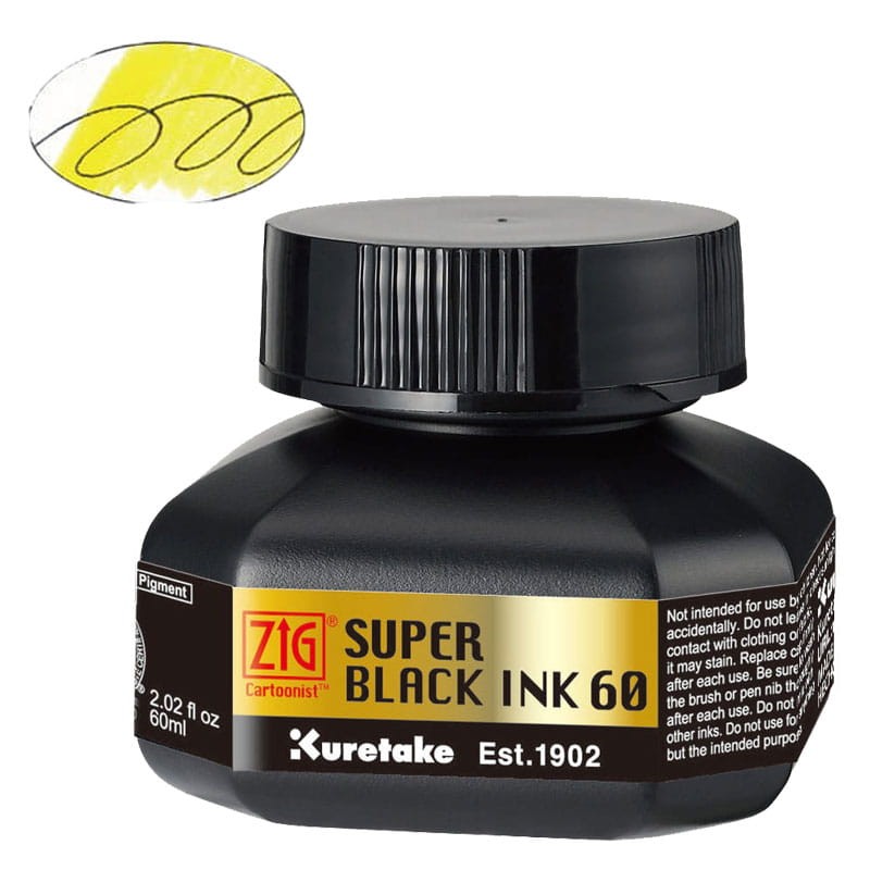 Tusz Cartoonist Super Black Ink 60 ml, czarny