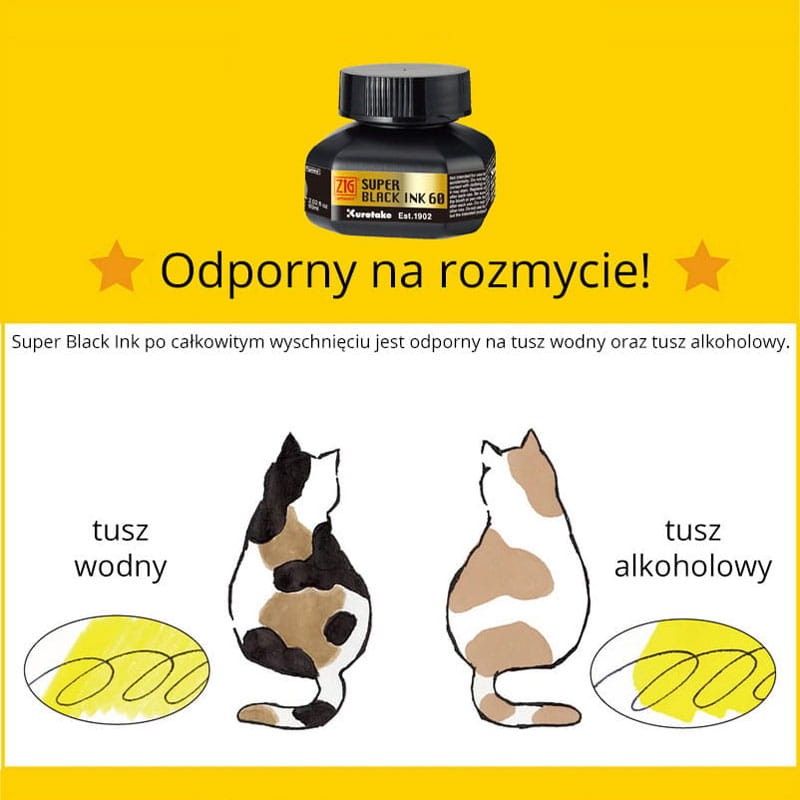 Tusz Cartoonist Super Black Ink 60 ml, czarny