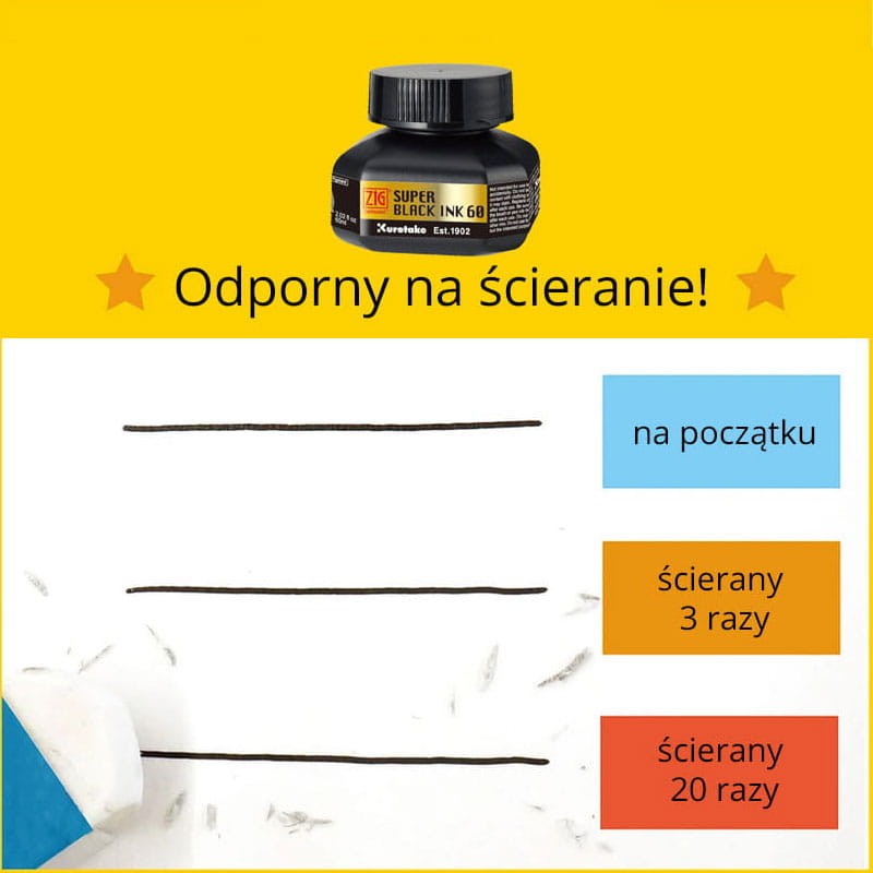 Tusz Cartoonist Super Black Ink 60 ml, czarny