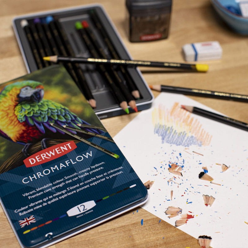 Zestaw kredek Derwent Chromaflow 12 szt.