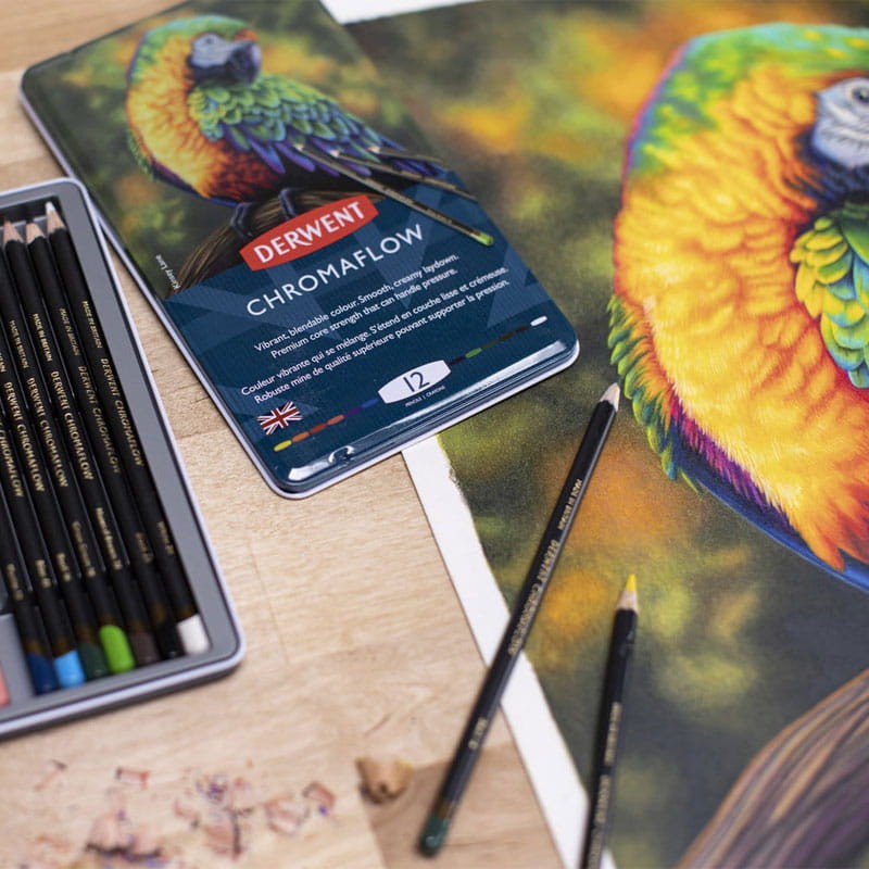 Zestaw kredek Derwent Chromaflow 12 szt.