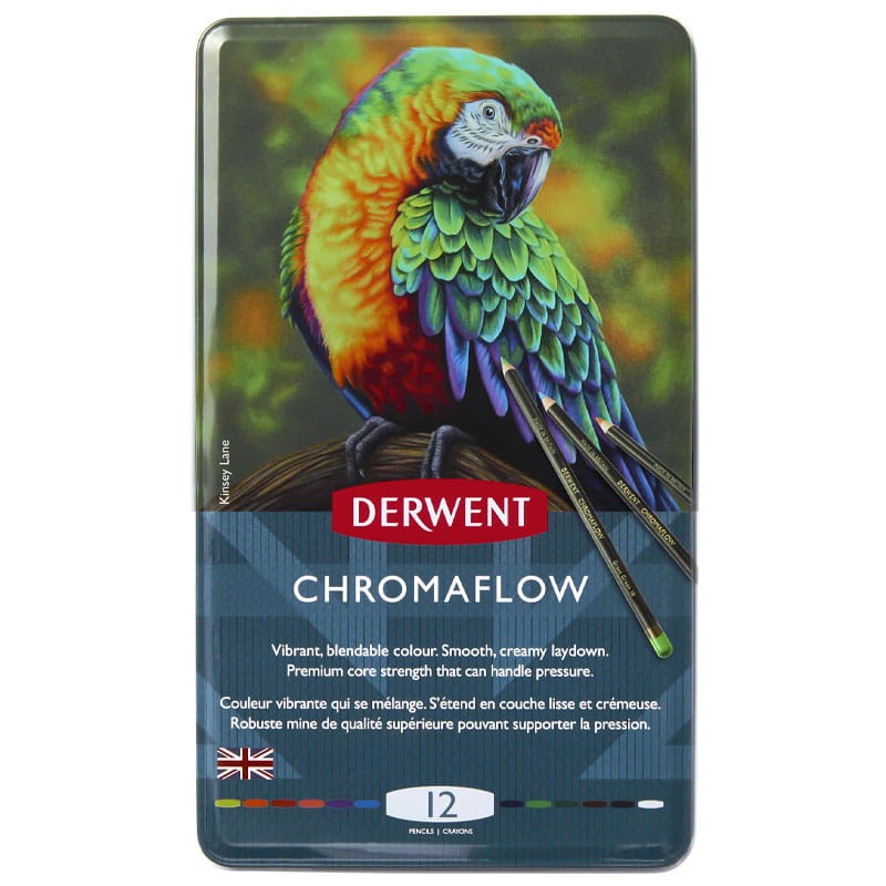 Zestaw kredek Derwent Chromaflow 12 szt.