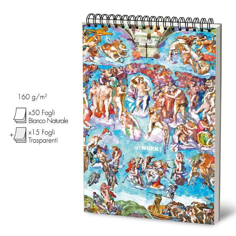 Szkicownik Stifflex Draw 160g, 24x33 cm MICHELANGELO