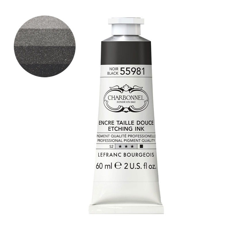 Farba graficzna Etching 60ml S2 - Black 55981