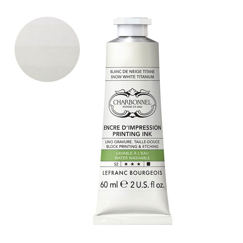 Farba graficzna zmywalna wodą Charbonnel 60 ml S2 - Snow White