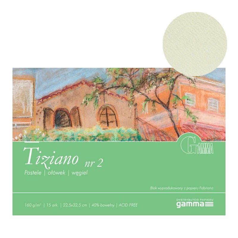 Blok Tiziano Gamma Fabriano 160g, 22,5 x 32,5 cm -2