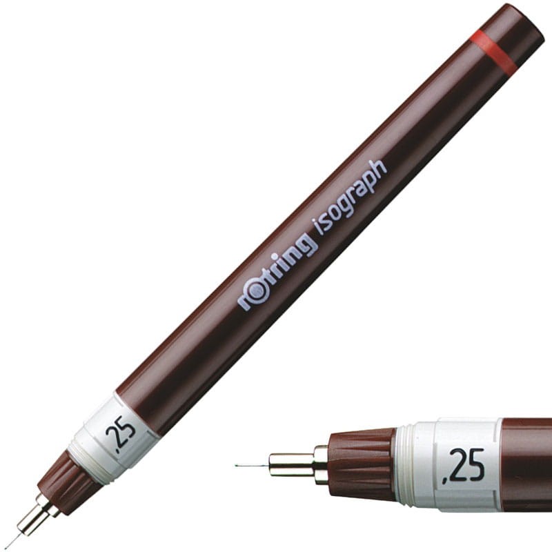 Isograph Rotring 0,25 mm - czarny