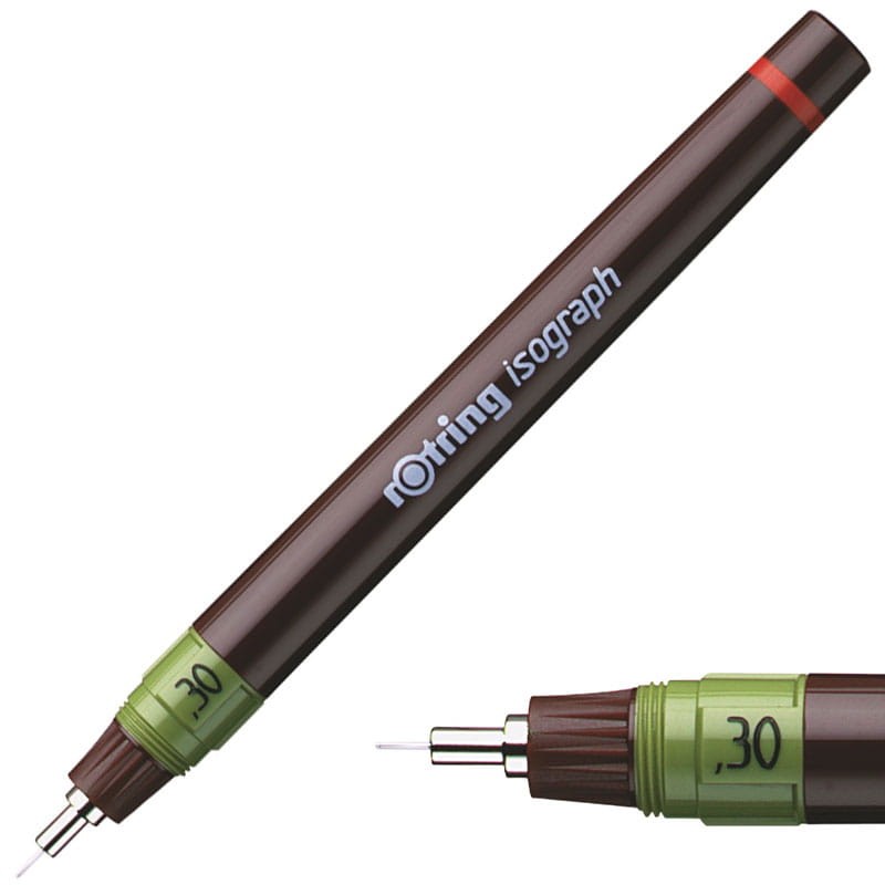 Isograph Rotring 0,30 mm - czarny