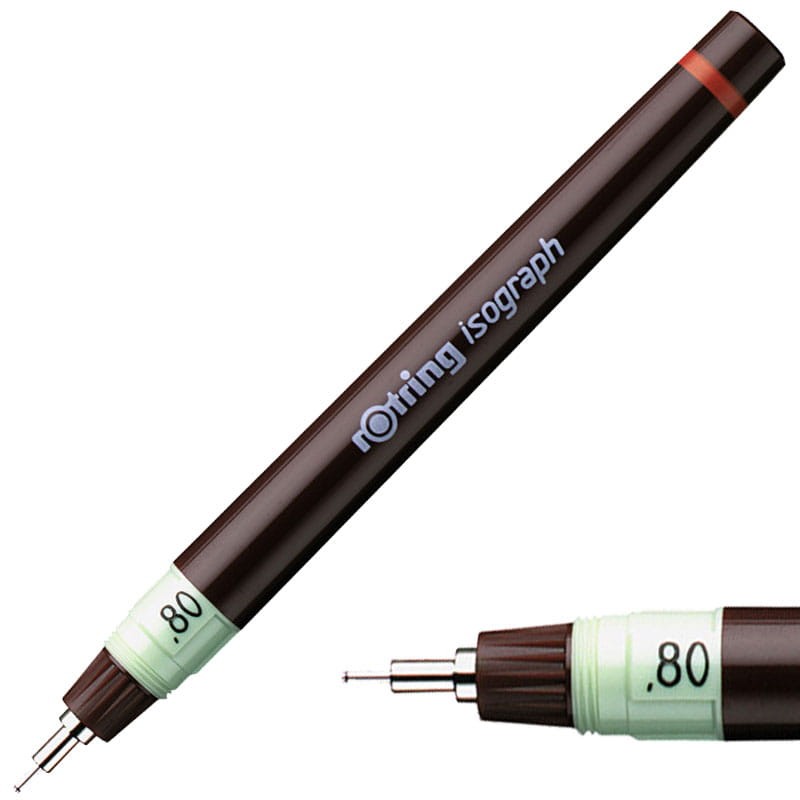 Isograph Rotring 0,80 mm - czarny