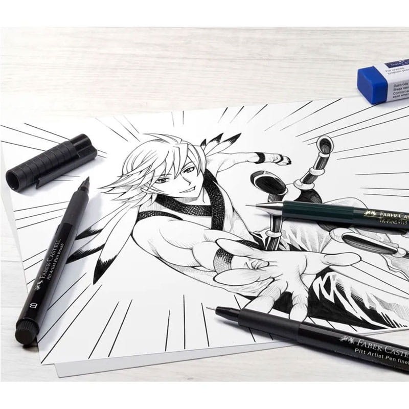 Zestaw pisaków Pitt Artist Pen Faber-Castell Manga Starter