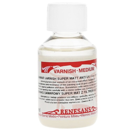 Werniks końcowy damarowy Super Mat anty UV Renesans - 100 ml
