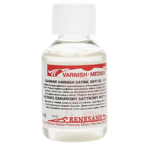 Werniks damarowy końcowy satynowy Renesans - 100 ml