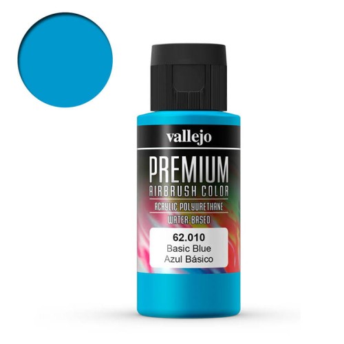 Farba akrylowa do aerografu Vallejo Premium 60 ml - 010 Błękit Podstawowy