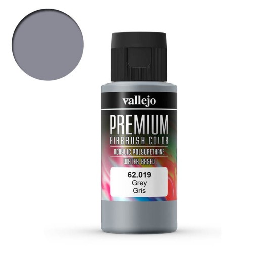 Farba akrylowa do aerografu Vallejo Premium 60 ml - 019 Szarość