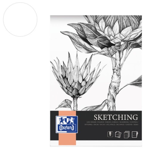Blok do szkicu Oxford - A4, 120 g, 50 ark.