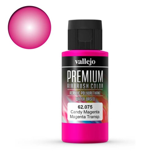 Farba akrylowa do aerografu Vallejo Premium 60 ml - 075 Magenta Cukierkowa