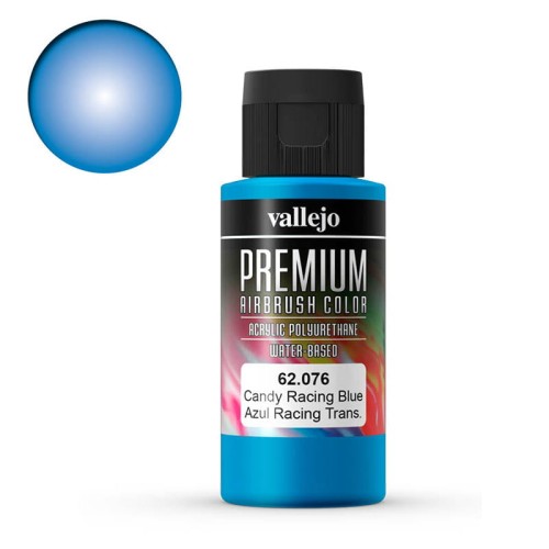 Farba do aerografu akrylowa Vallejo Premium 60 ml - 076 Błękit Cukierkowy