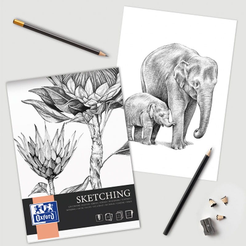Blok do szkicu Oxford - A3, 120 g, 50 ark.