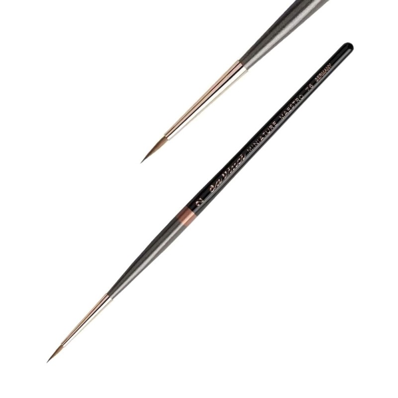 Pędzel naturalny da Vinci Miniature - Maestro 76 Kolinsky Red Sable - 2 - short & pointed 01