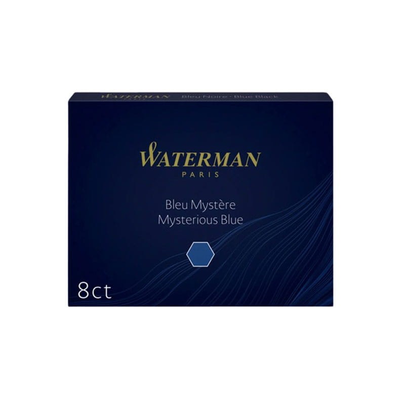 Naboje do pióra Waterman - 8 szt granatowe