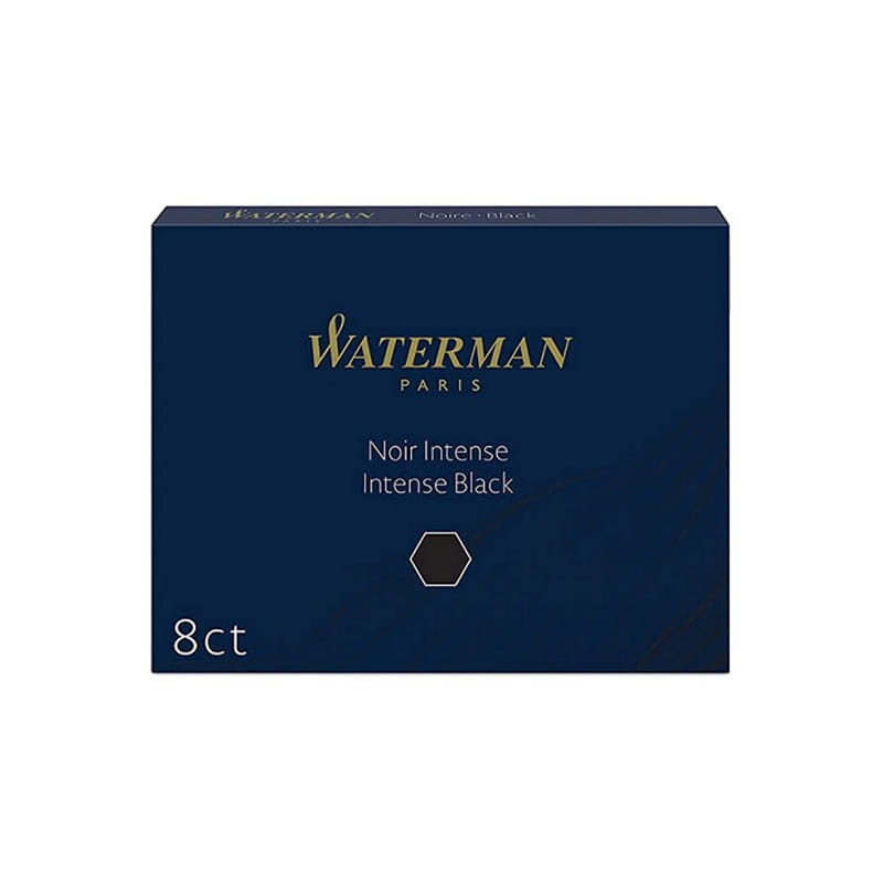 Naboje do pióra Waterman - 8 szt czarne