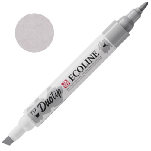 Marker Ecoline Duotip - 717 Cold Grey