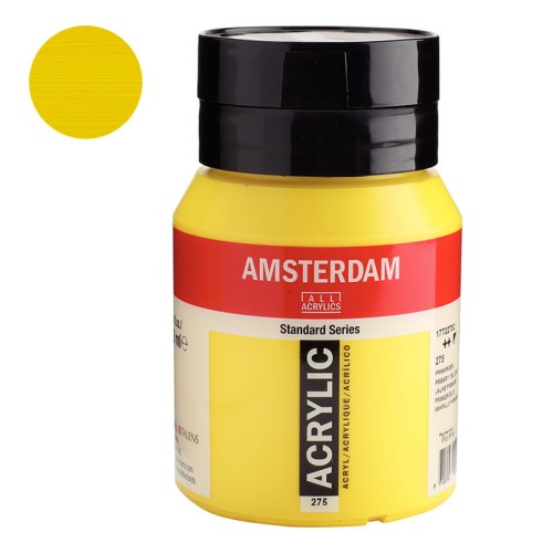 Farba akrylowa Amsterdam Acrylic 500 ml - 275 Primary Yellow
