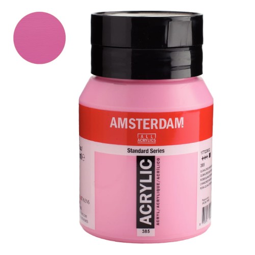 Farba akrylowa Amsterdam Acrylic 500 ml - 385 Quina Rose Light