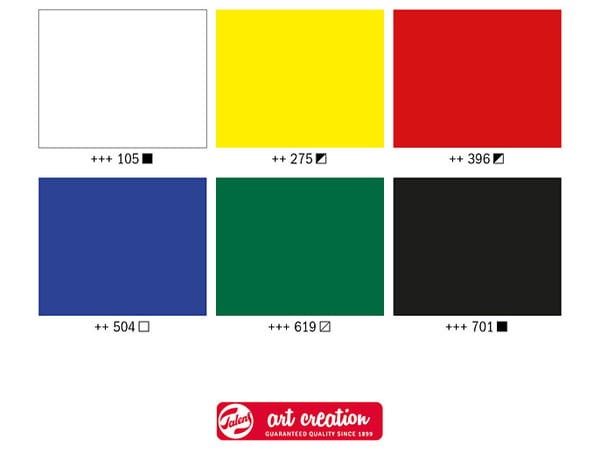 Zestaw farb akrylowych ArtCreation 6x75 ml