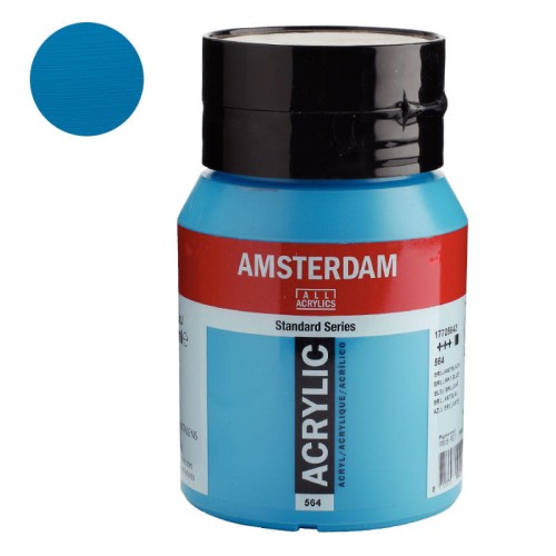 Farba akrylowa Amsterdam Acrylic 500 ml - 564 Brilliant Blue