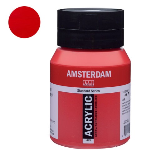 Farba akrylowa Amsterdam Acrylic 500 ml - 399 Naphthol Red Deep