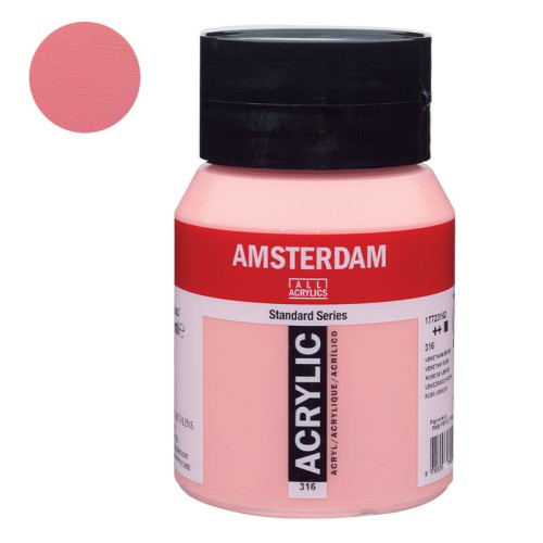 Farba akrylowa Amsterdam Acrylic 500 ml - 316 Venetian Rose