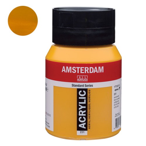 Farba akrylowa Amsterdam Acrylic 500 ml - 231 Gold Ochre