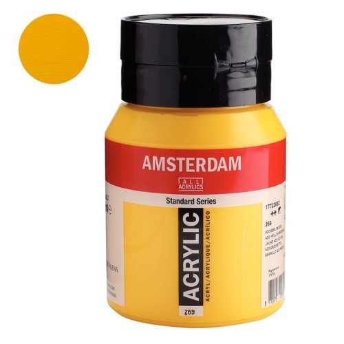 Farba akrylowa Amsterdam Acrylic 500 ml - 269 Azo Yellow Medium