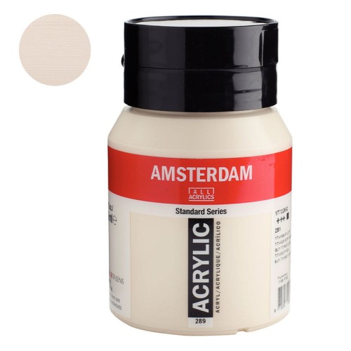 Farba akrylowa Amsterdam Acrylic 500 ml - 289 Titanium Buff Light