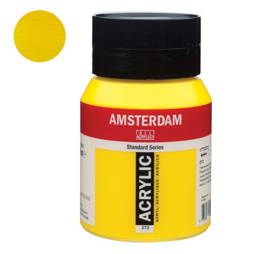 Farba akrylowa Amsterdam Acrylic 500 ml - 272 Transparent Yellow Medium