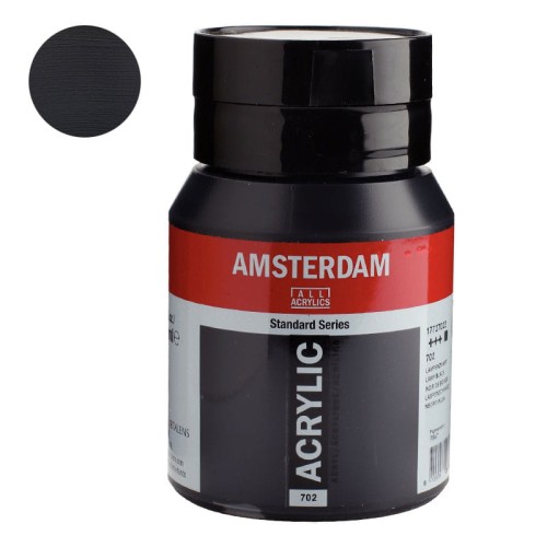 Farba akrylowa Amsterdam Acrylic 500 ml - 702 Lamp Black