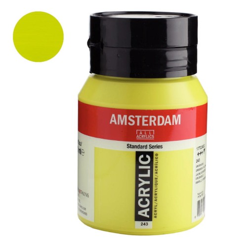 Farba akrylowa Amsterdam Acrylic 500 ml - 243 Greenish Yellow